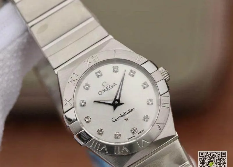 Omega Constellation 27mm Quartz Ladies 123.10.27.60.55.001 TW Factory 1:1 Best Edition Replica Watch Swiss Eta Quartz 1376
